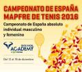 Campeonato de España Absoluto: Cierre de inscripción 29 de Noviembre